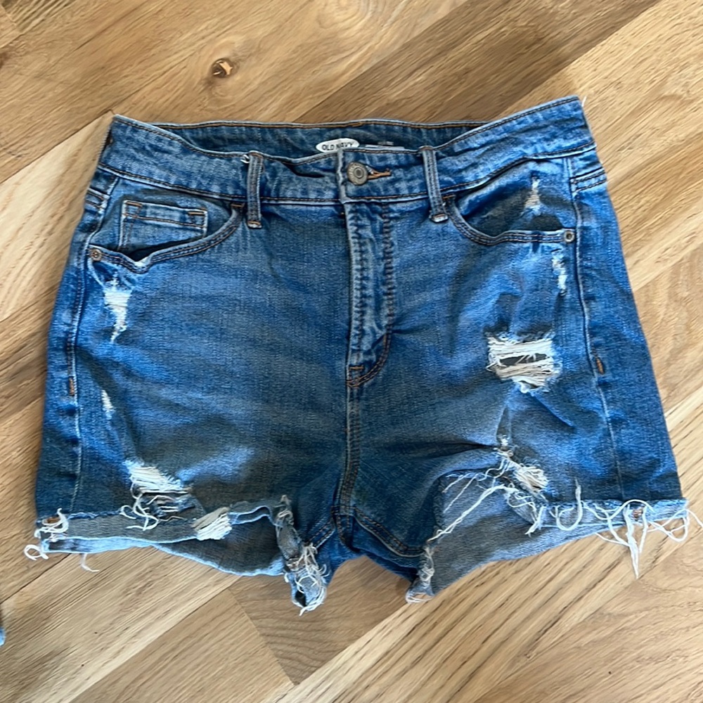 Old navy, distressed shorts